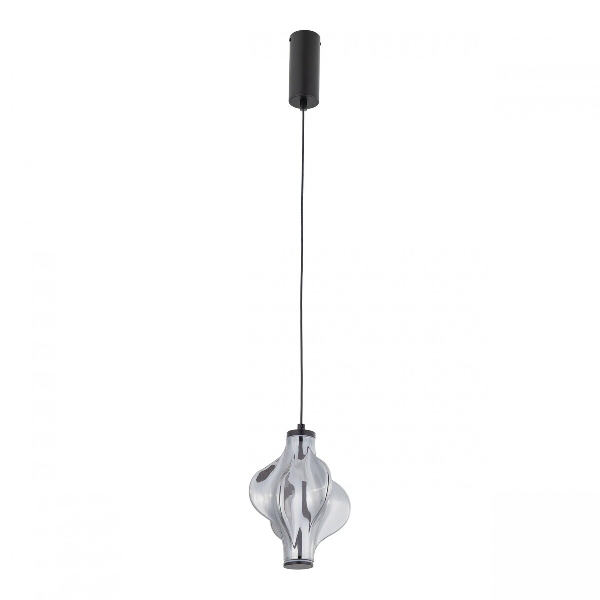 Lampa wisząca LED 8W TK Lighting ELVA BLACK czarna 1032 lm 3000K regulowana nowoczesna do salonu kuchni i jadalni