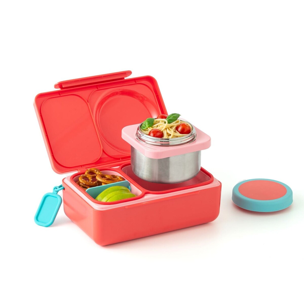 OMIE OMIEBOX UP lunch box z termosem, Cherry Pink