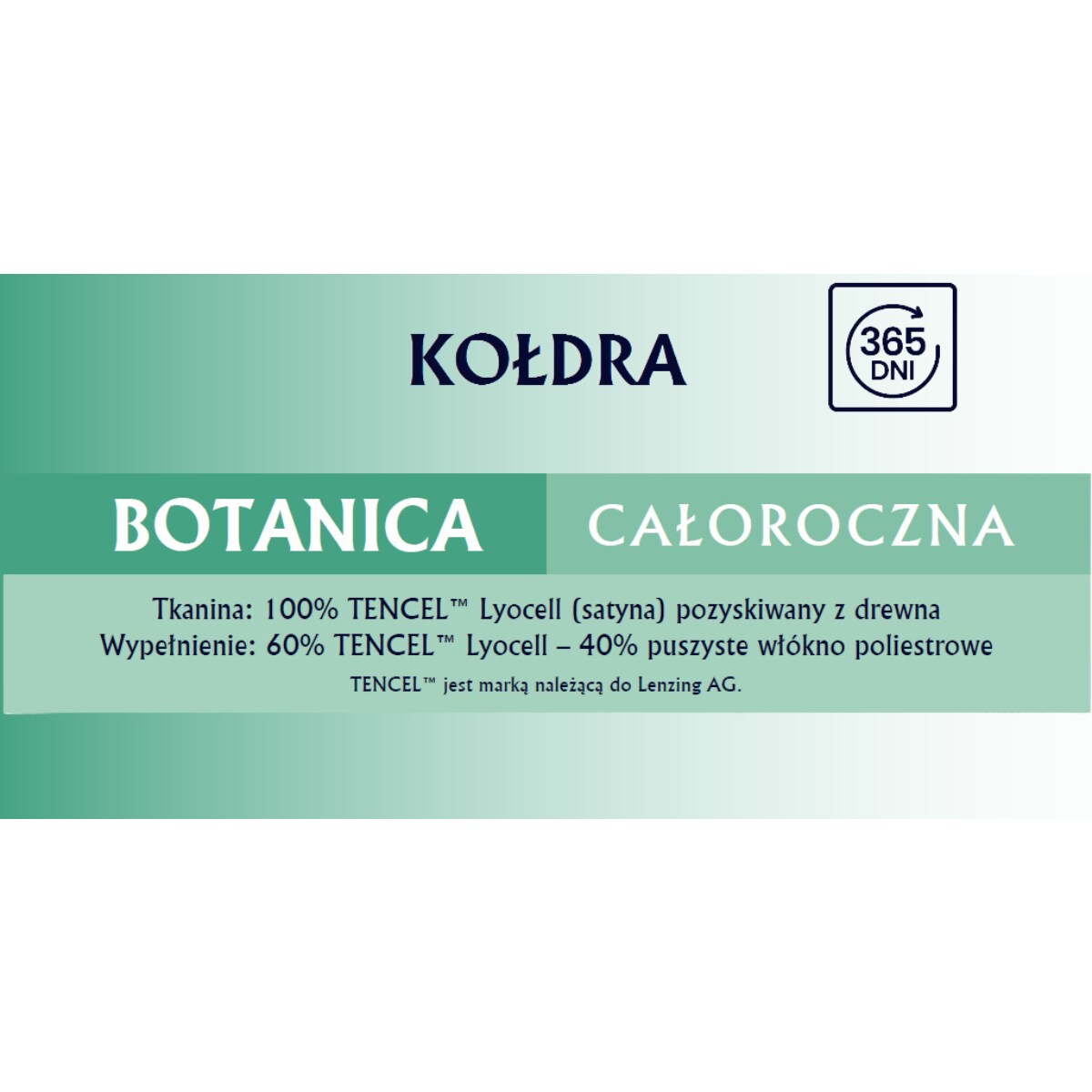 Kołdra całoroczna 140x200 BOTANICA Senna Home