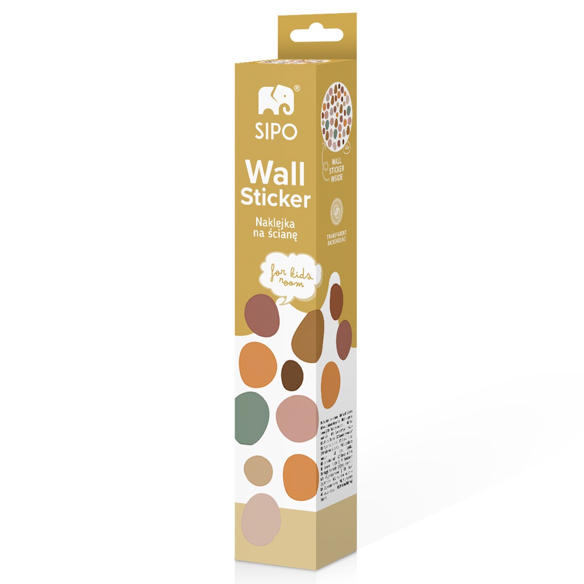 naklejki na ścianę do pokoju dziecka, sipo, kropki boho