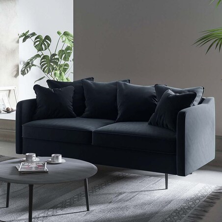 Esme Sofa 2-osobowa - ciemnoniebieska