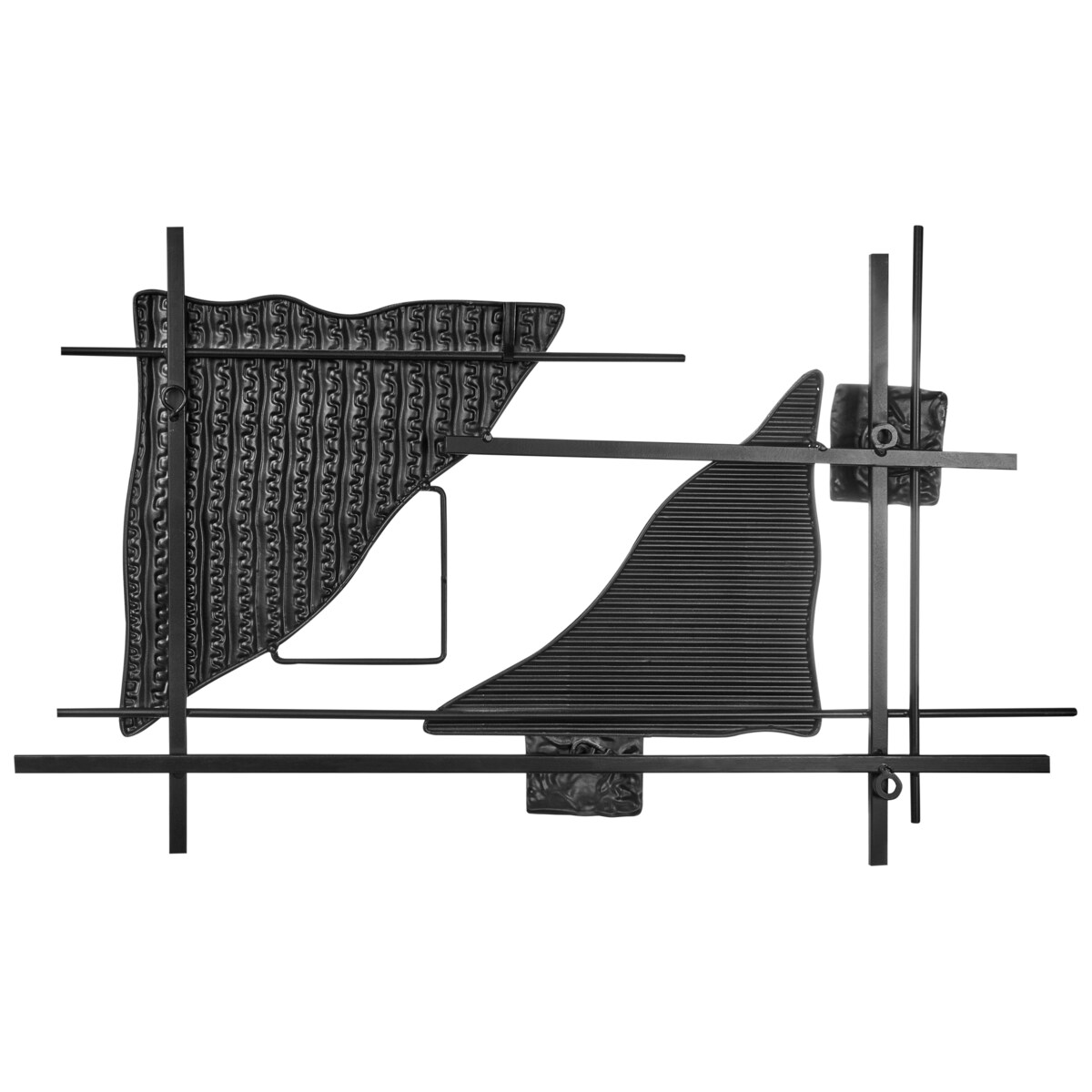 Dekoracja ścienna PORTMARNOCK Metal 45 cm Kolorowy