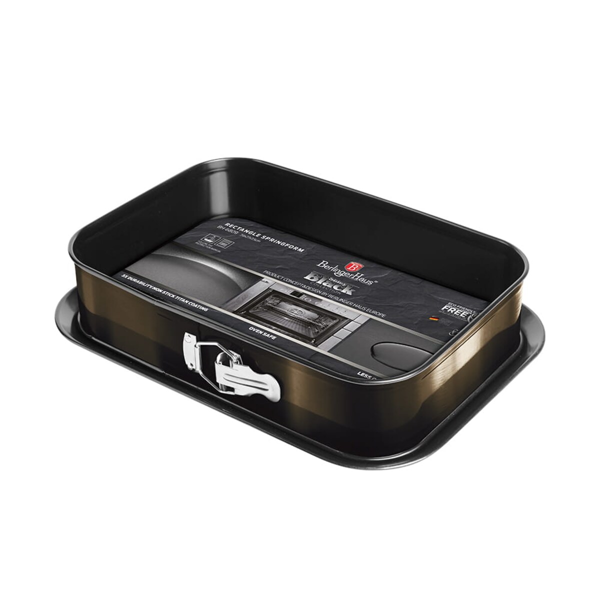 Blacha / Forma do pieczenia otwierana 39cm Shiny Black BerlingerHaus BH-6809