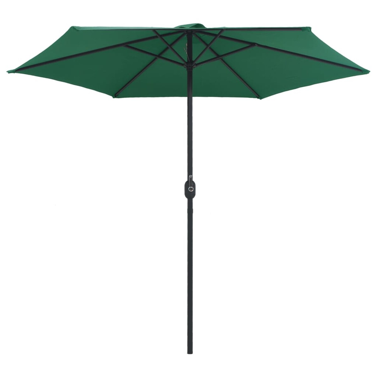 vidaXL Parasol ogrodowy na aluminiowym słupku, 270x246 cm, zielony