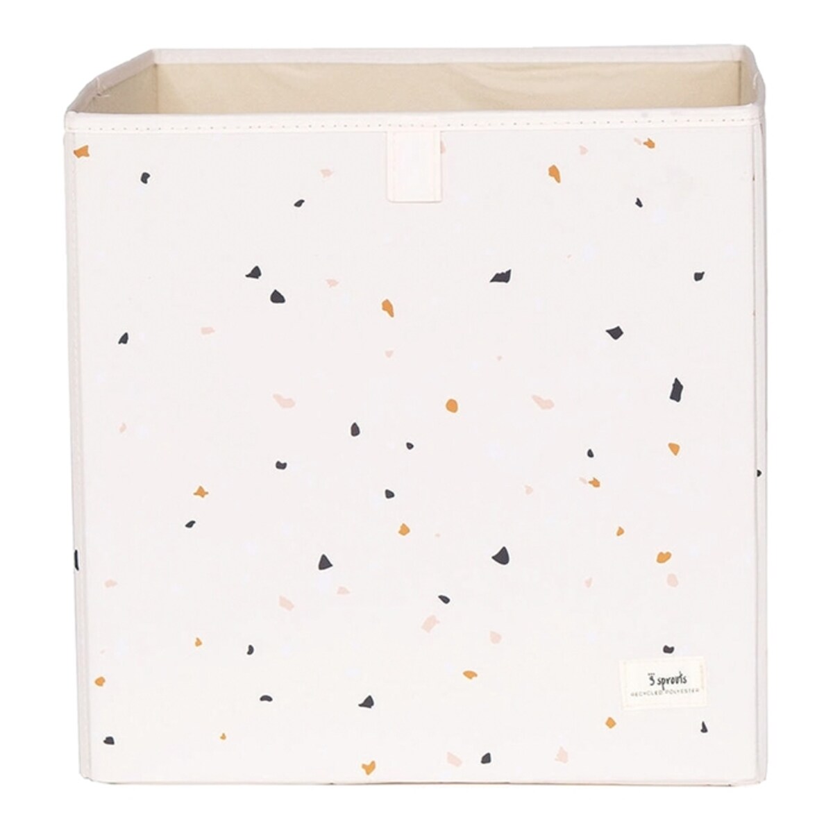 3 Sprouts Pudełko na Zabawki Recycled Terrazzo Cream