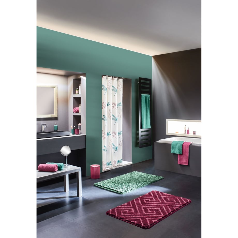 Kleine Wolke Lodge Wegański Dywanik Frotte zielony 50x 80 cm ECO LIVING