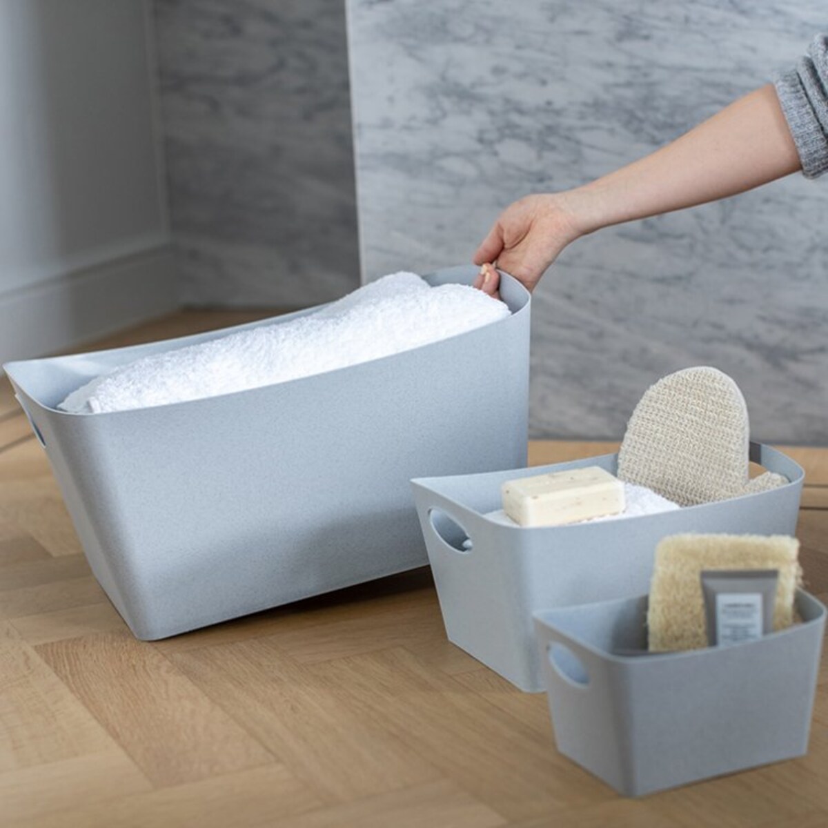 Miska łazienkowa BOXXX, pojemnik ORGANIC, rozmiar S, KOZIOL