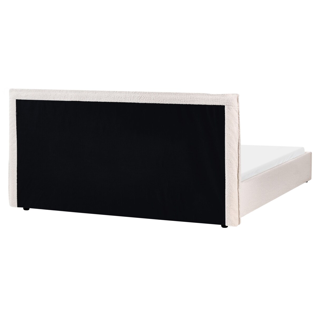 Łóżko wodne Boucle LAVAUR 180 x 200 cm Złamana biel