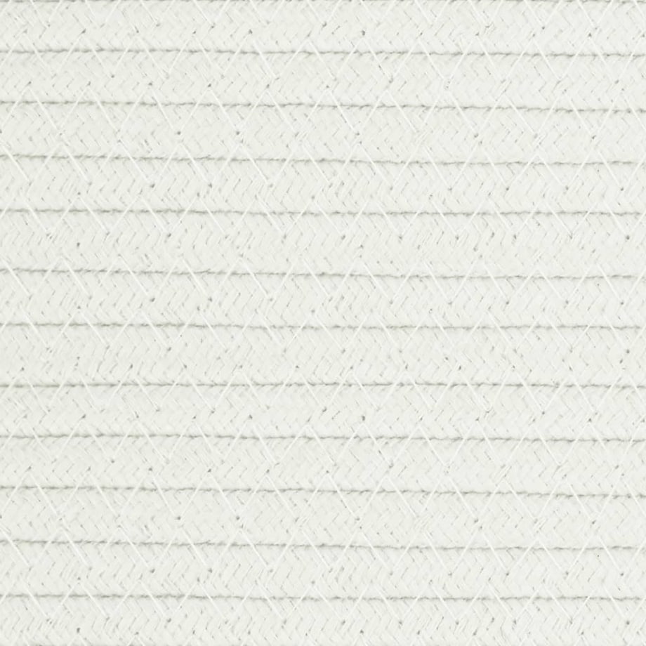 vidaXL Kosz do przechowywania, beżowo-biały, Ø40x25 cm, bawełna
