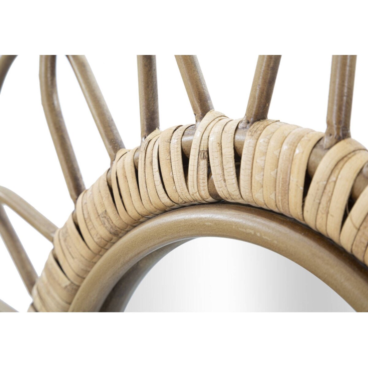 Lustro ścienne z ozdobną ramą, 56,5 x 80 cm