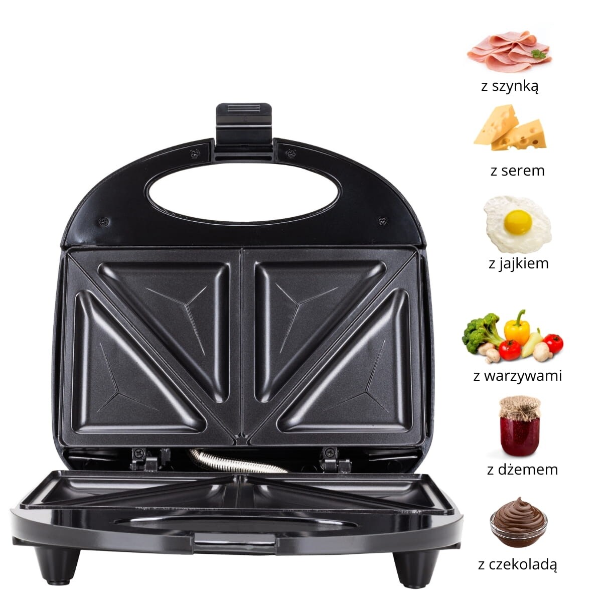 Opiekacz toster do tostów kanapek 800W KAMILLE
