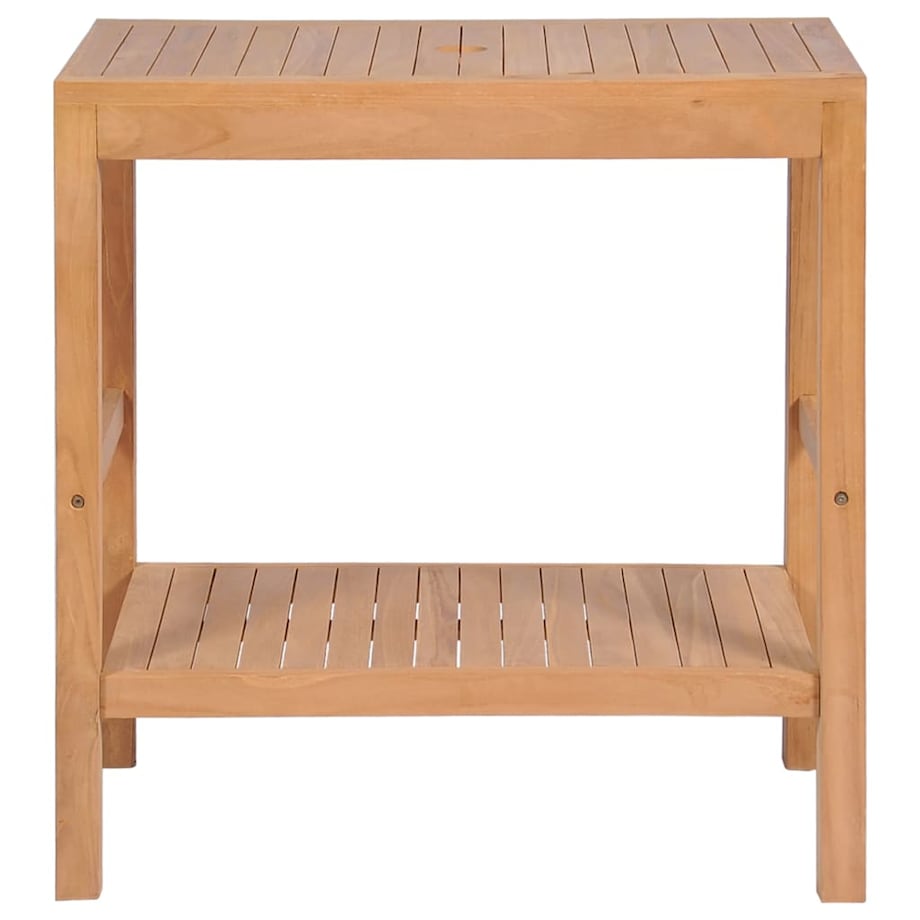 vidaXL Szafka łazienkowa pod umywalkę, lite drewno tekowe, 74x45x75 cm