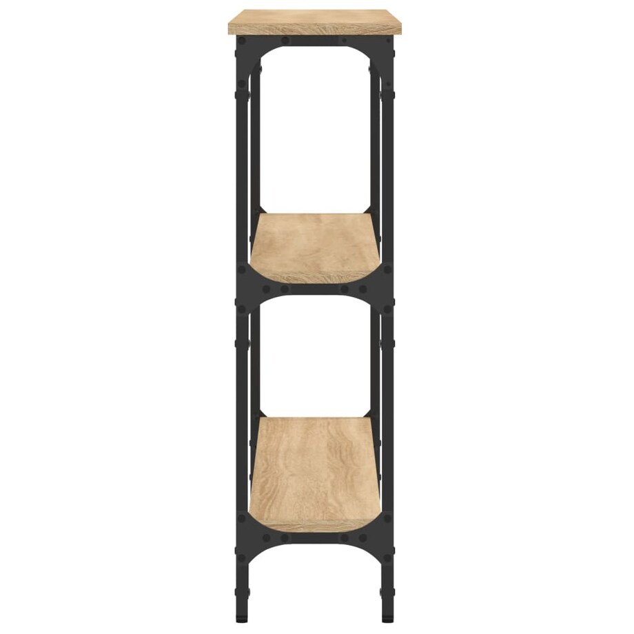 vidaXL Stolik konsolowy, dąb sonoma, 100x22,5x75 cm