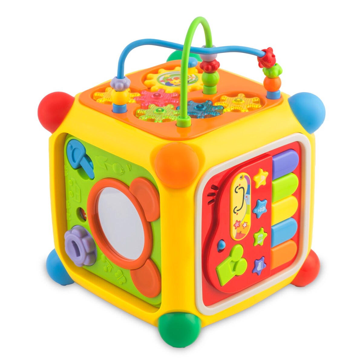 Interaktywna kostka edukacyjna sorter montessori Ricokids