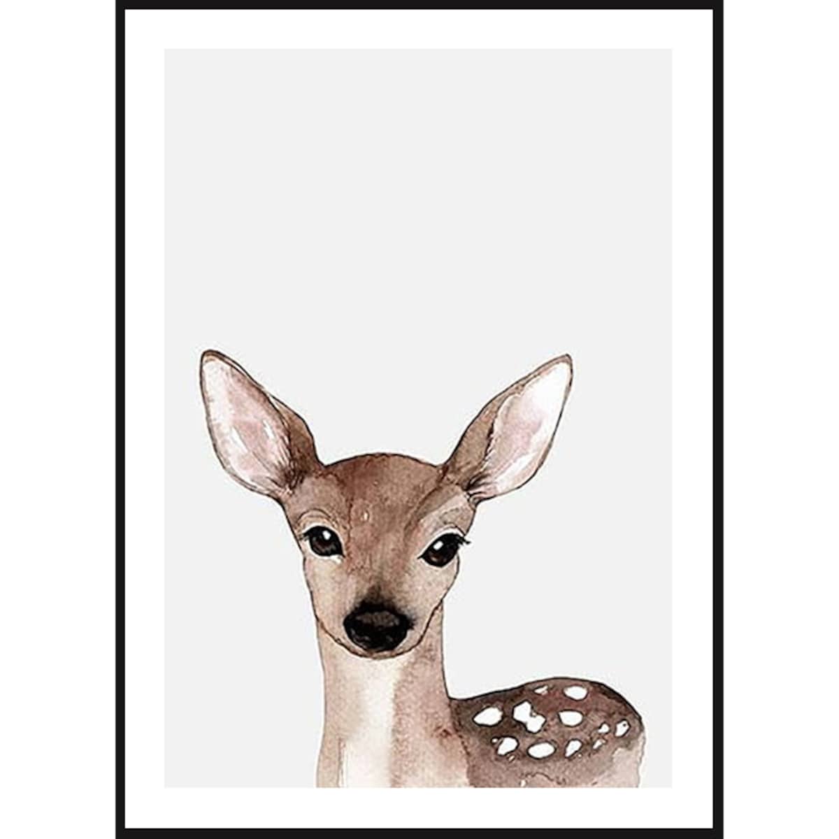 Poster Story, Plakat, Obraz - Zabawny Jelonek, wymiary 21 x 30 cm