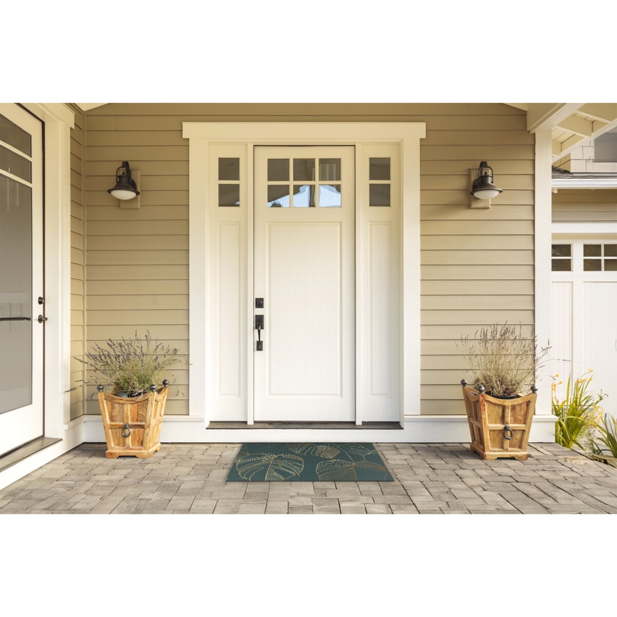 Wycieraczka zewnętrzna Liście monstery 60x40cm