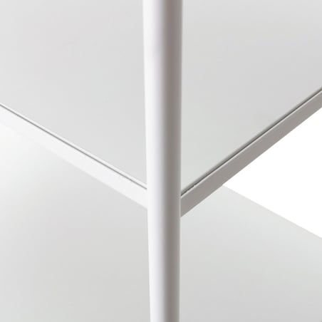 Regał Clarence 200cm white, 73 x 43 x 200 cm