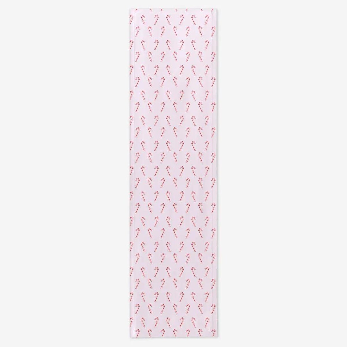 Bieżnik świąteczny - Laski cukrowe - róż - 35x130 cm