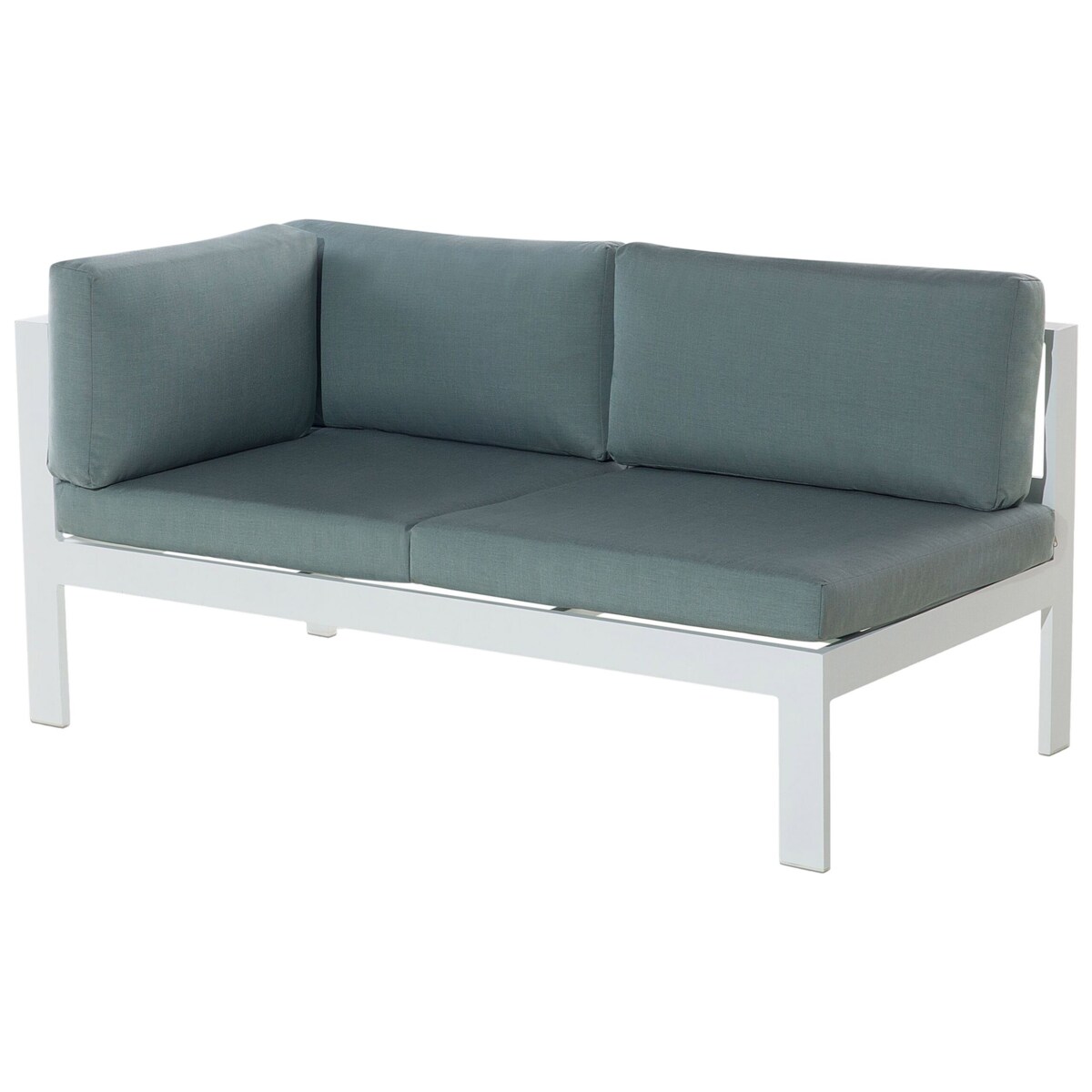 Zestaw ogrodowy 5-osobowy biało-zielony MESSINA