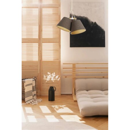 Lampa wisząca ENTURO TRIO szara