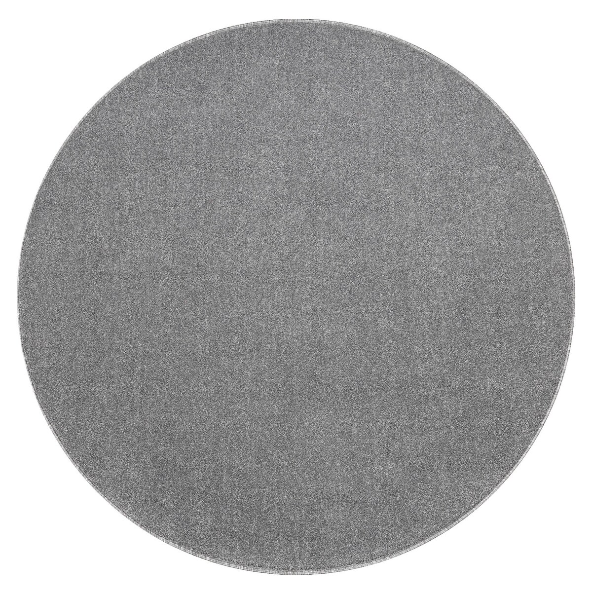 Dywan ETON PLUS koło jasnoszary jednolity, koło 200 cm