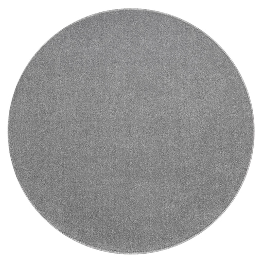 Dywan ETON PLUS koło jasnoszary jednolity, koło 200 cm