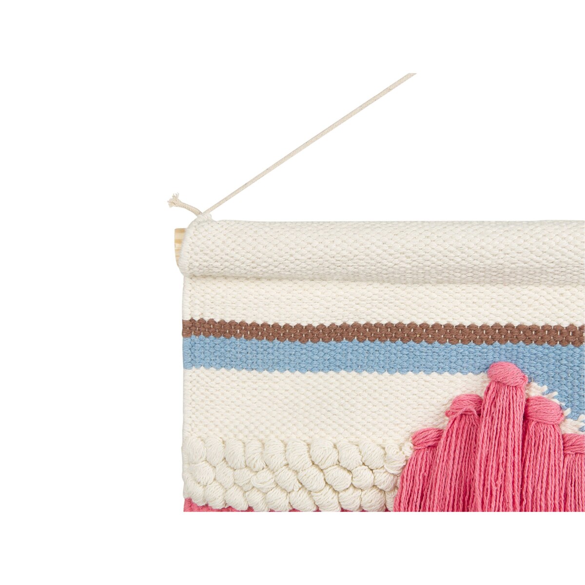 Dekoracja ścienna z frędzlami wielokolorowa MOOLA