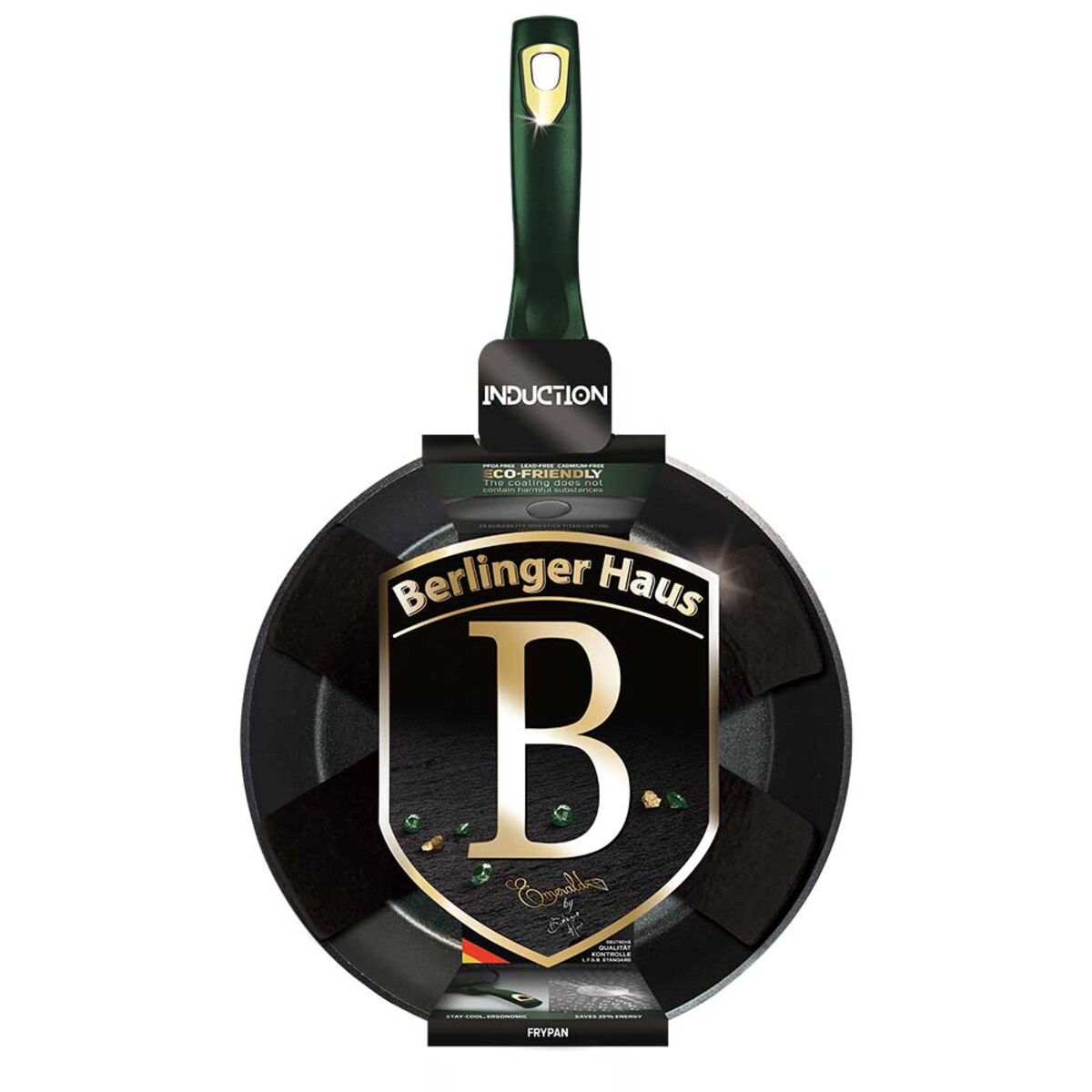 Patelnia 24 cm z powłoką tytanową Emerald Collection BH-6047