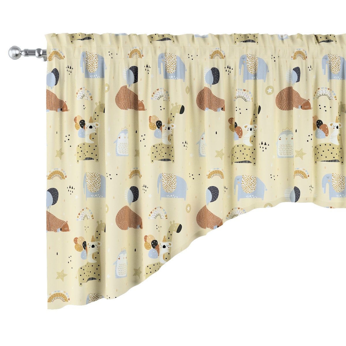 Lambrekin łuk 250x75 beżowy