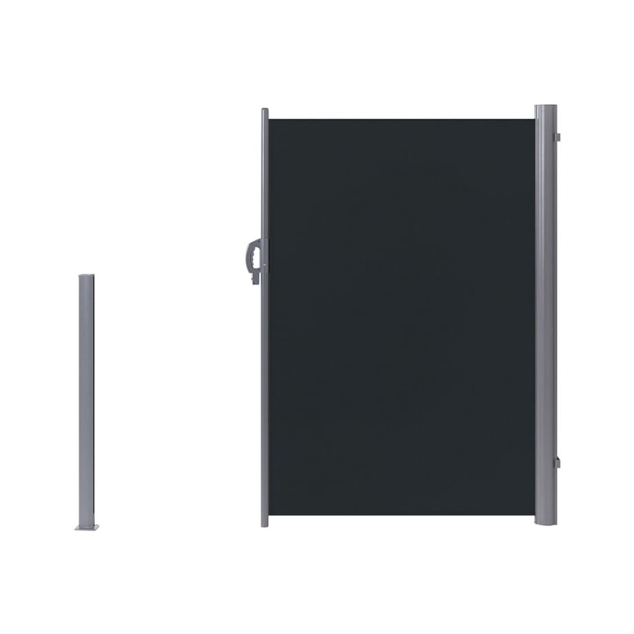 Markiza boczna zwijana 180 x 300 cm ciemnoszara DORIO