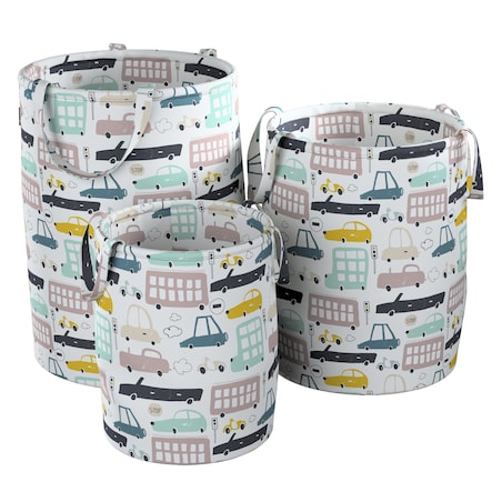 Kosz na zabawki Tobi, kolorowy, 40x60cm, Magic Collection