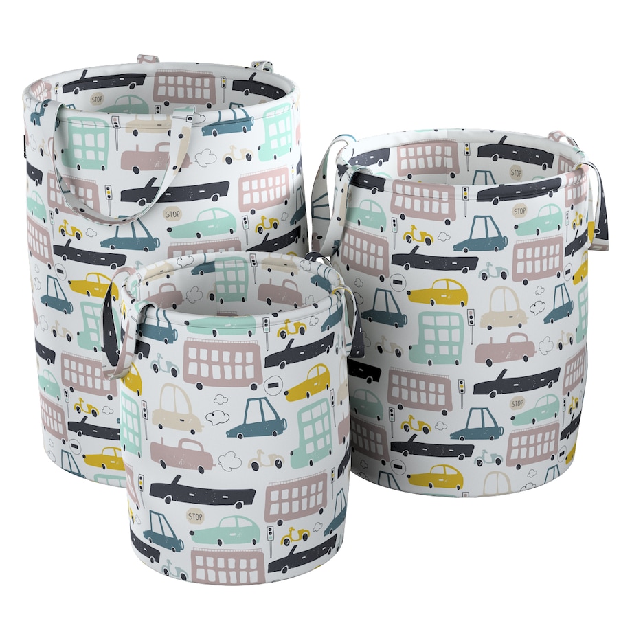 Kosz na zabawki Tobi, kolorowy, 40x60cm, Magic Collection