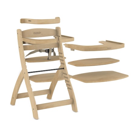 NENO PINO Drewniane krzesełko do karmienia 2w1