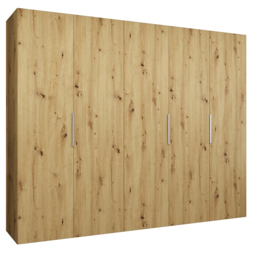 Szafa uchylna otwierana MARBELLA 1 250 wys. 202 cm Artisan + u. Czarny