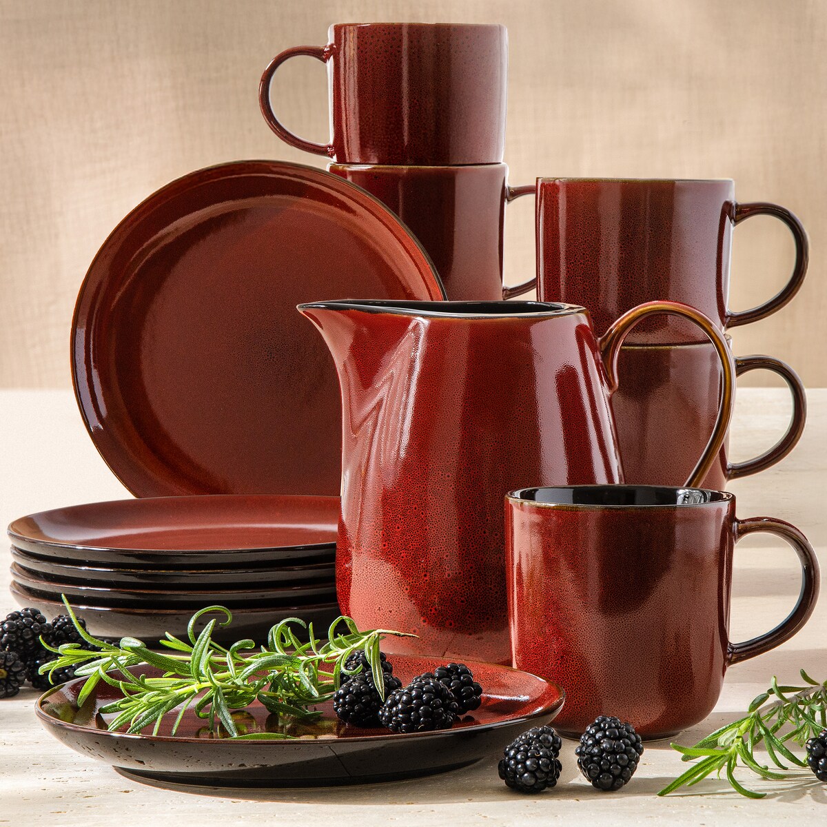 GAMBIA Zestaw herbaciany 6 os. (13 el.)