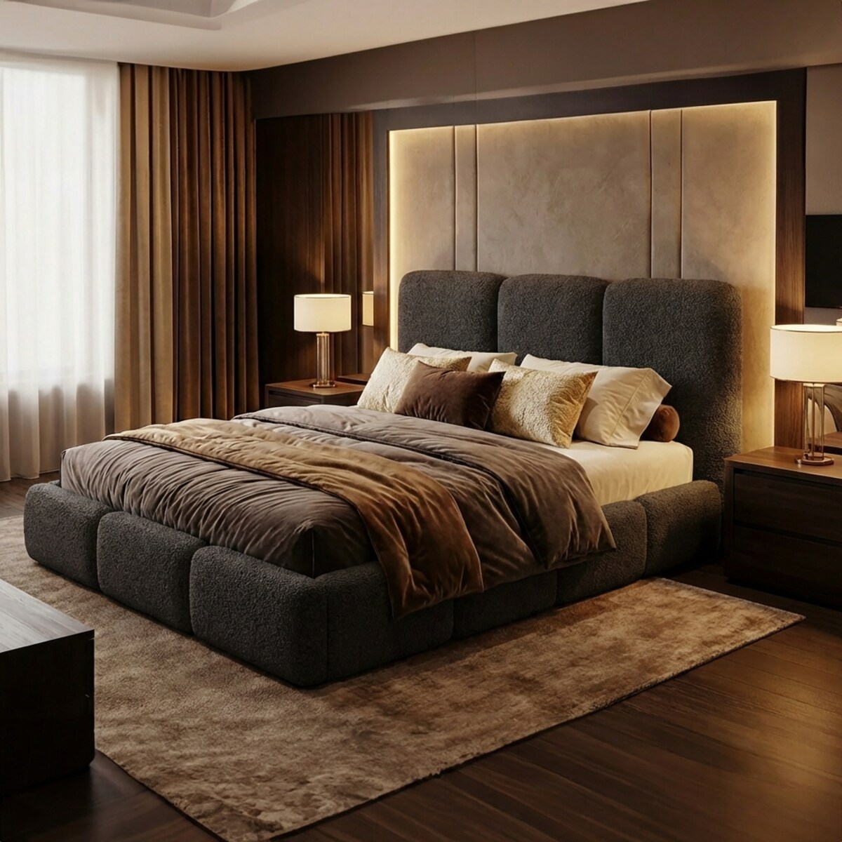 Łóżko Tapicerowane Capri 120X200 Stelaż Pojemnik Na Pościel Abriamo 08