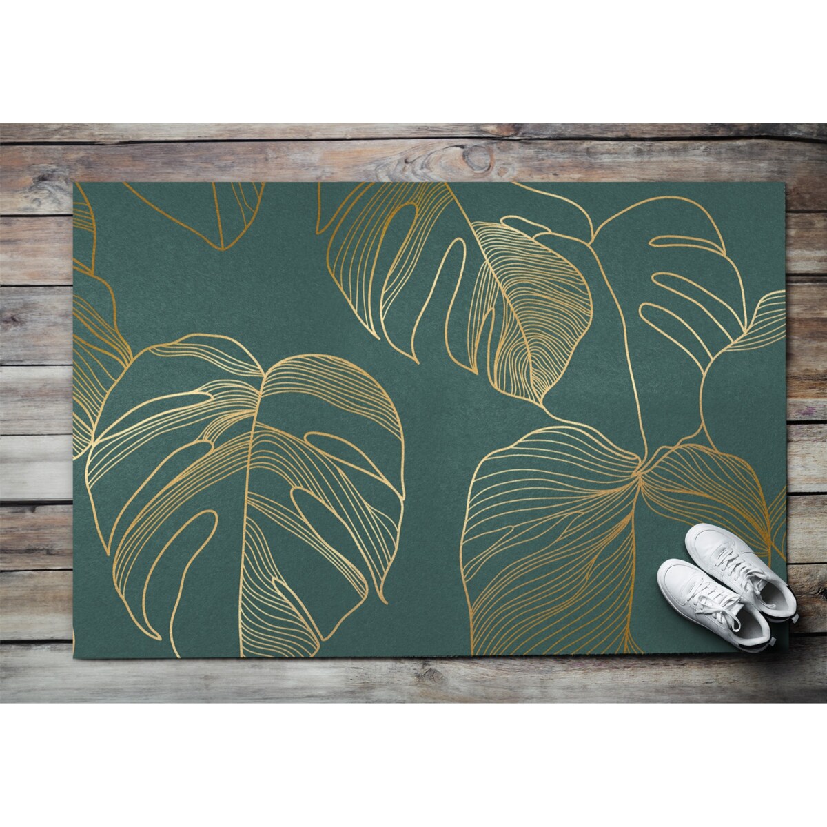 Wycieraczka zewnętrzna XXL Liście monstery 150x100cm