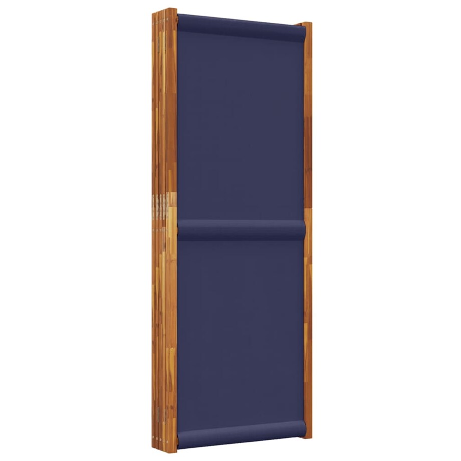 vidaXL Parawan 5-panelowy, ciemnoniebieski, 350x180 cm