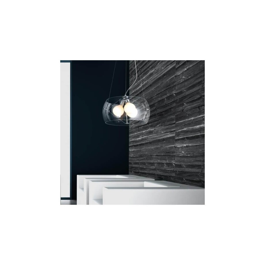 Wisząca lampa przezroczysta Cosmo nowoczesna salonowa