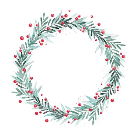 Podkładki świąteczne - Świąteczny wieniec