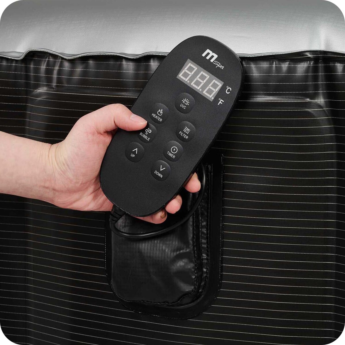 Dmuchane SPA z hydromasażem MSPA COMFORT STARRY basen 6 osobowe 930l LED model 2025