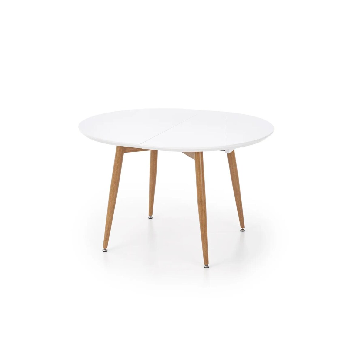 Stół rozkładany EDWARD 120(200)x100 biały/dąb miodowy