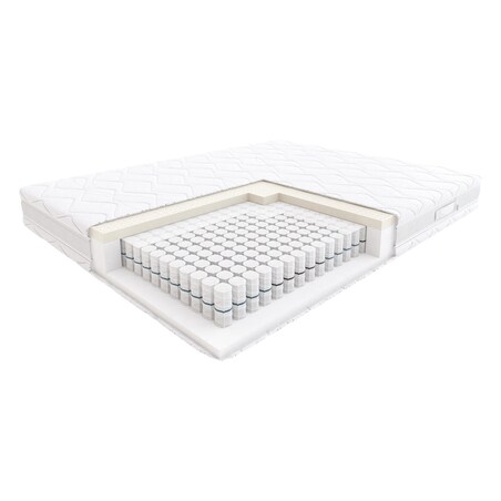 Materac 160x200 Tango HILDING Velvet twardy sprężynowy