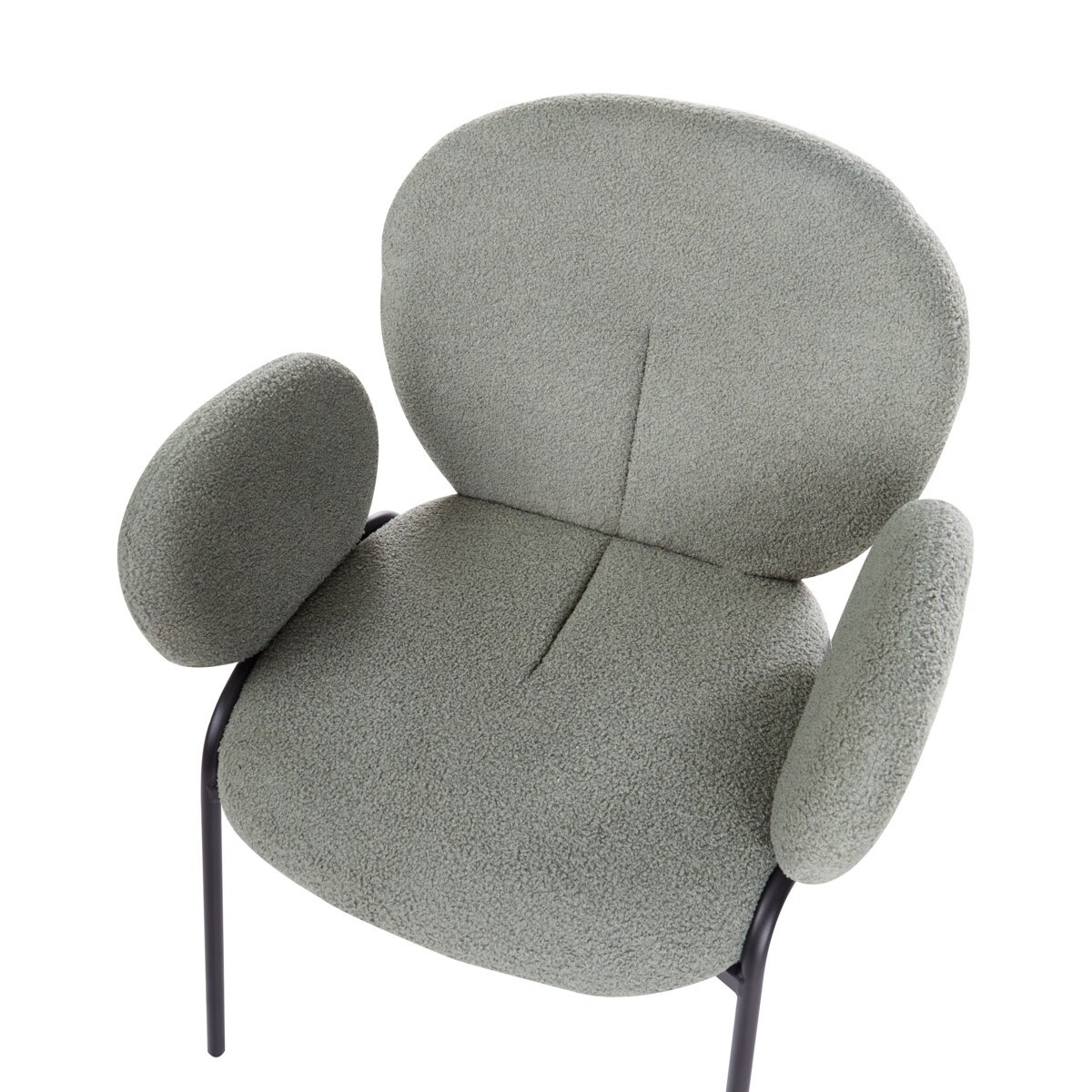 Krzesło do jadalni Zestaw 2 Ciemnozielony ELY