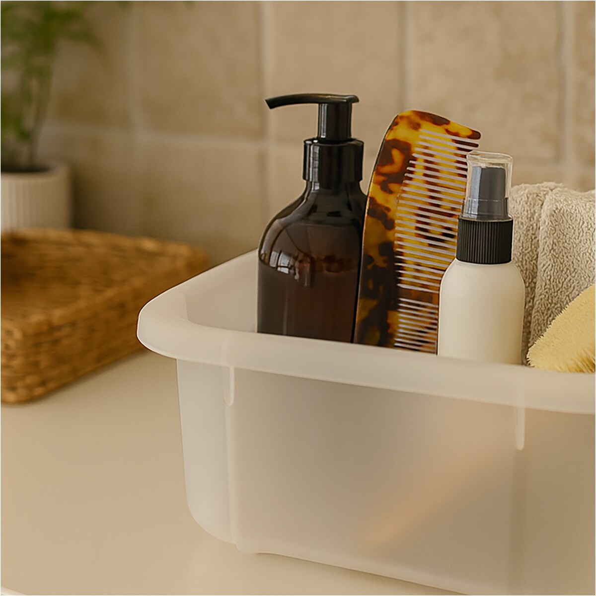 Pojemnik Plastikowy Pudełko 8 L Plastikowe Zamykany Z Pokrywką Pudło Box Do Przechowywania Na Zabawki Biżuterię Ubrania Mleczne