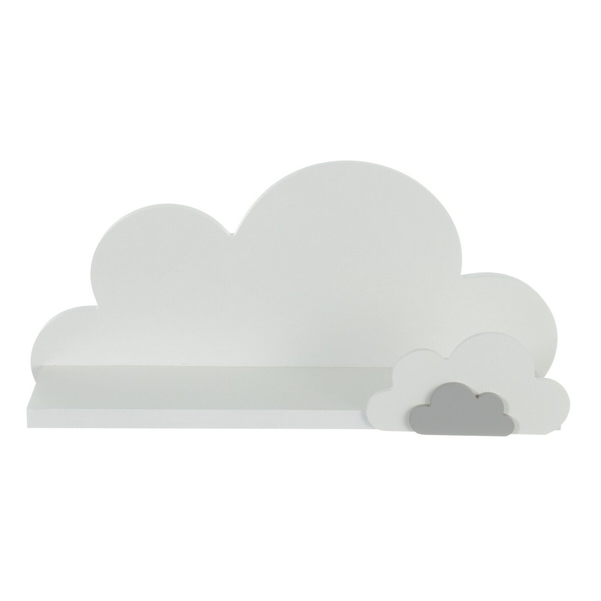 Półka Clouds 53x17x27cm grey, 53 x 17 x 27 cm