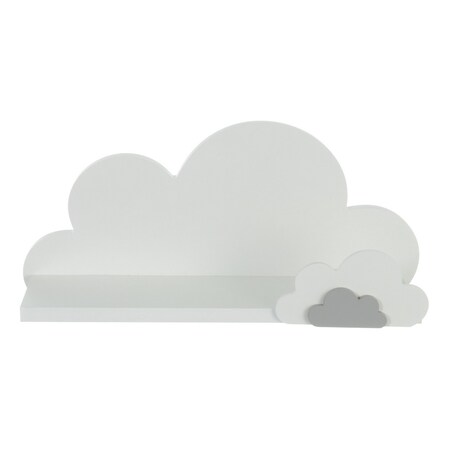 Półka Clouds 53x17x27cm grey, 53 x 17 x 27 cm