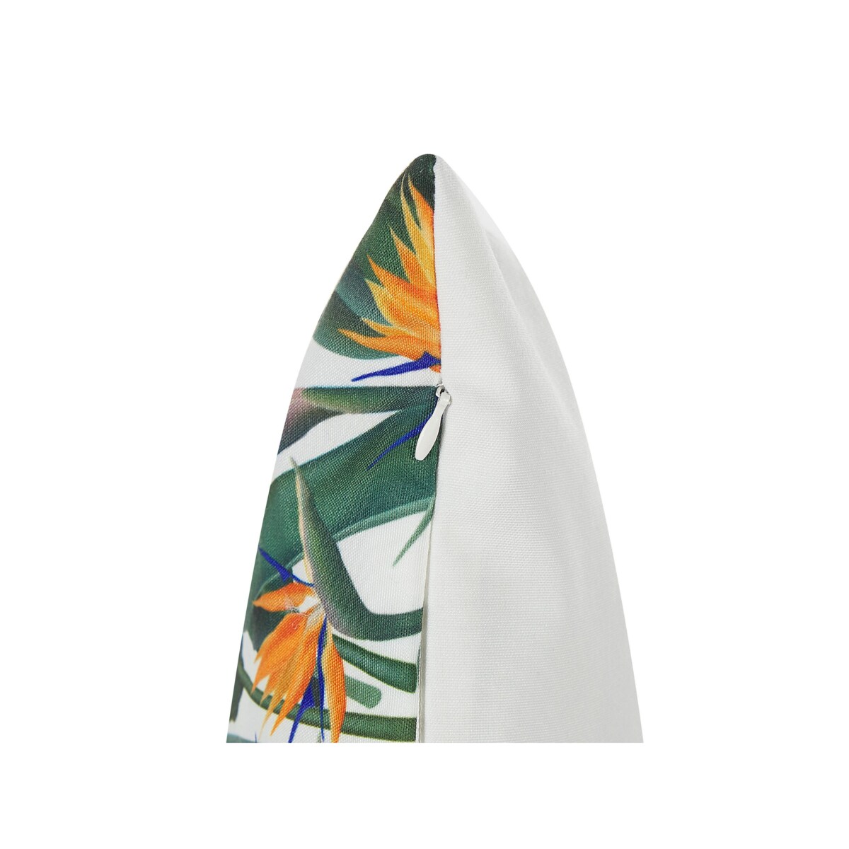 2 poduszki ogrodowe w kwiaty 45 x 45 cm zielone TSOTYLI