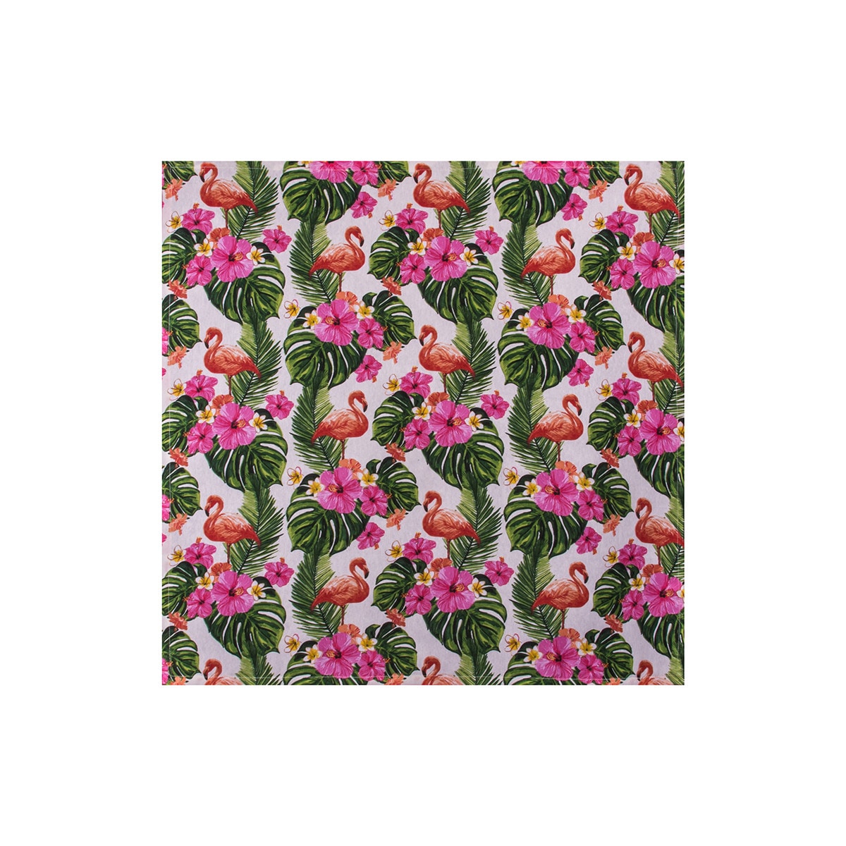 Konsimo MONTERI Serweta, biały/zielony/różowy