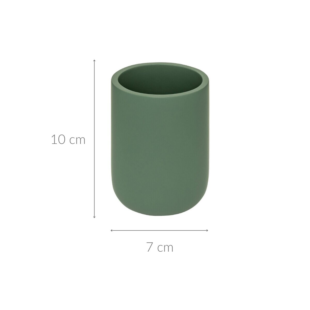 Kubek na szczoteczki do zębów DUO, Ø 7,2 cm